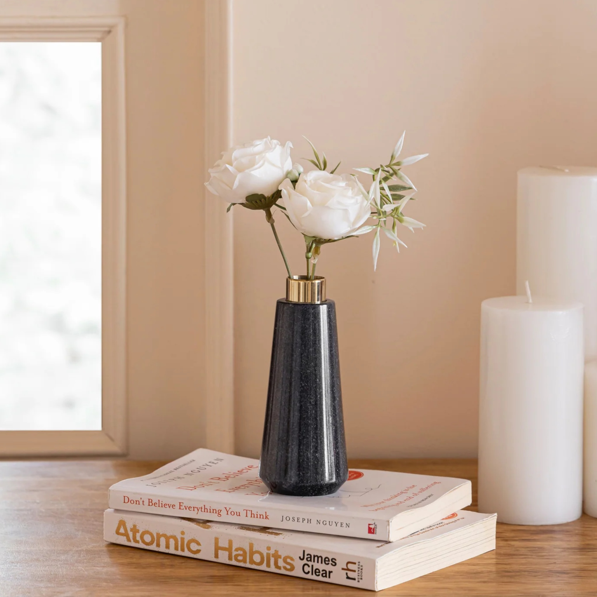 Bud Vase (Black) by Saswata | Tooffi