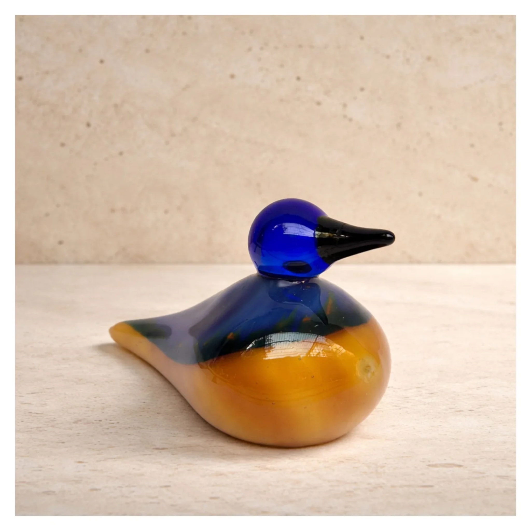 Cobalt Dusk — Handblown Glass Bird by RUSTIC HORSE GLASS STUDIO | Tooffi