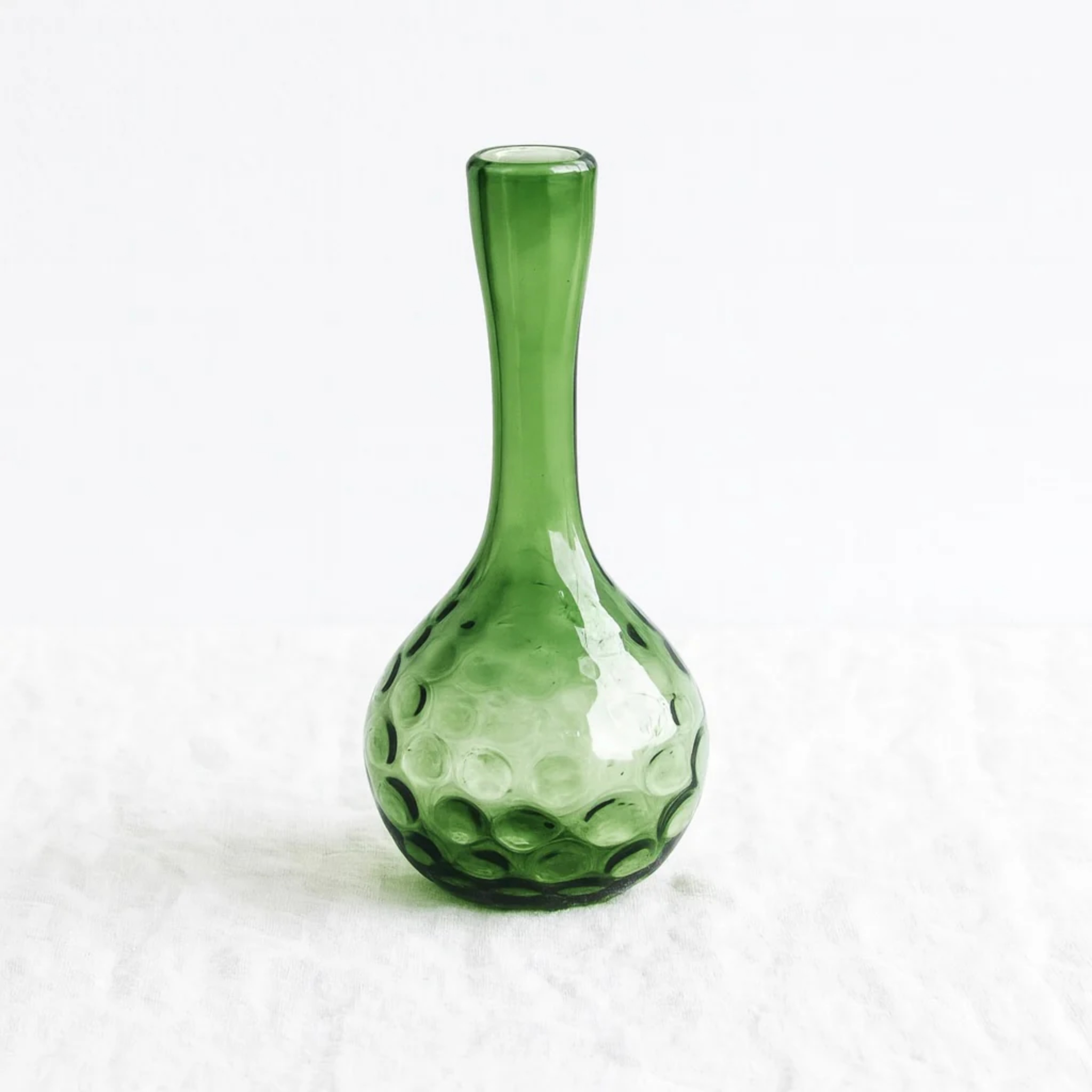 Handblown Murano Glass Jade Vase by RUSTIC HORSE GLASS STUDIO | Tooffi