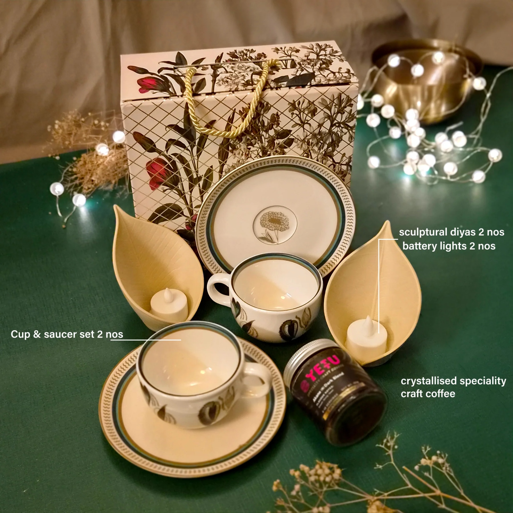 The Perfect Pour — Diwali Gift Box by urbankart - ta.da tableware | Tooffi