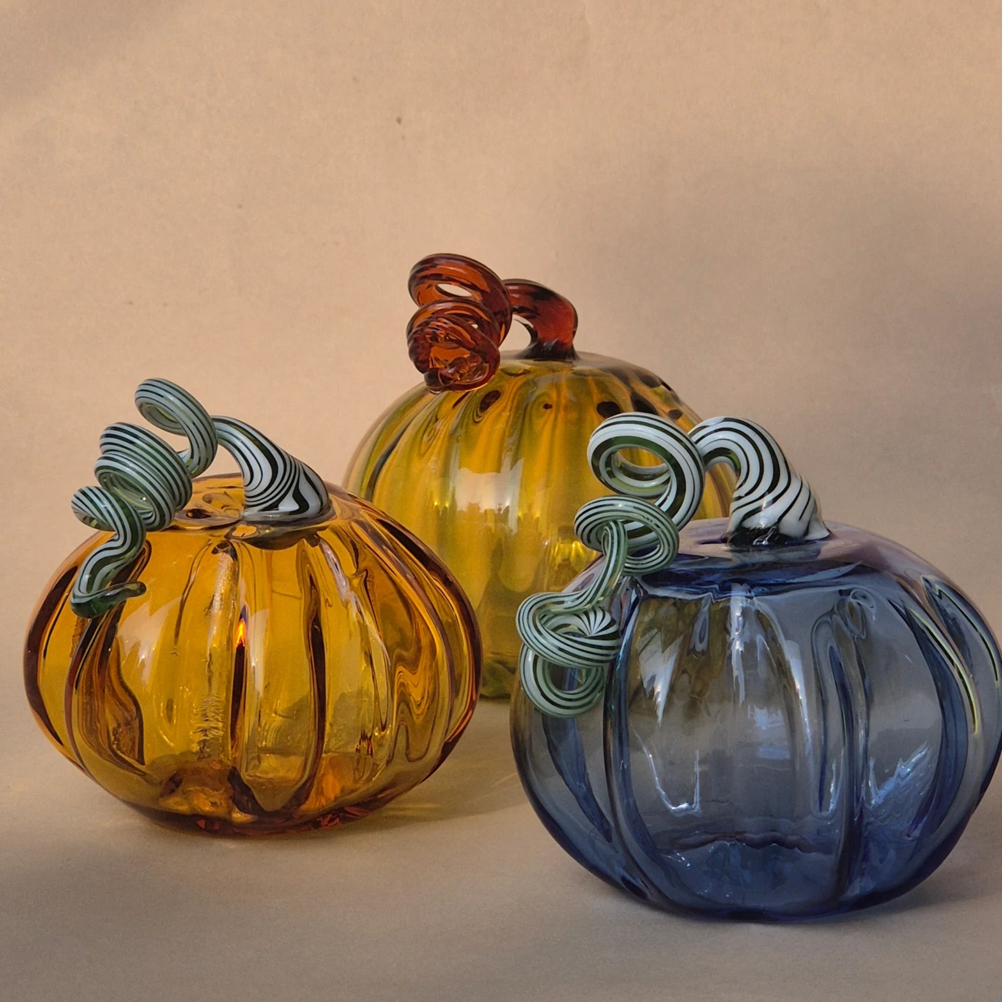 Pumpkin Collectible by RUSTIC HORSE GLASS STUDIO | Tooffi