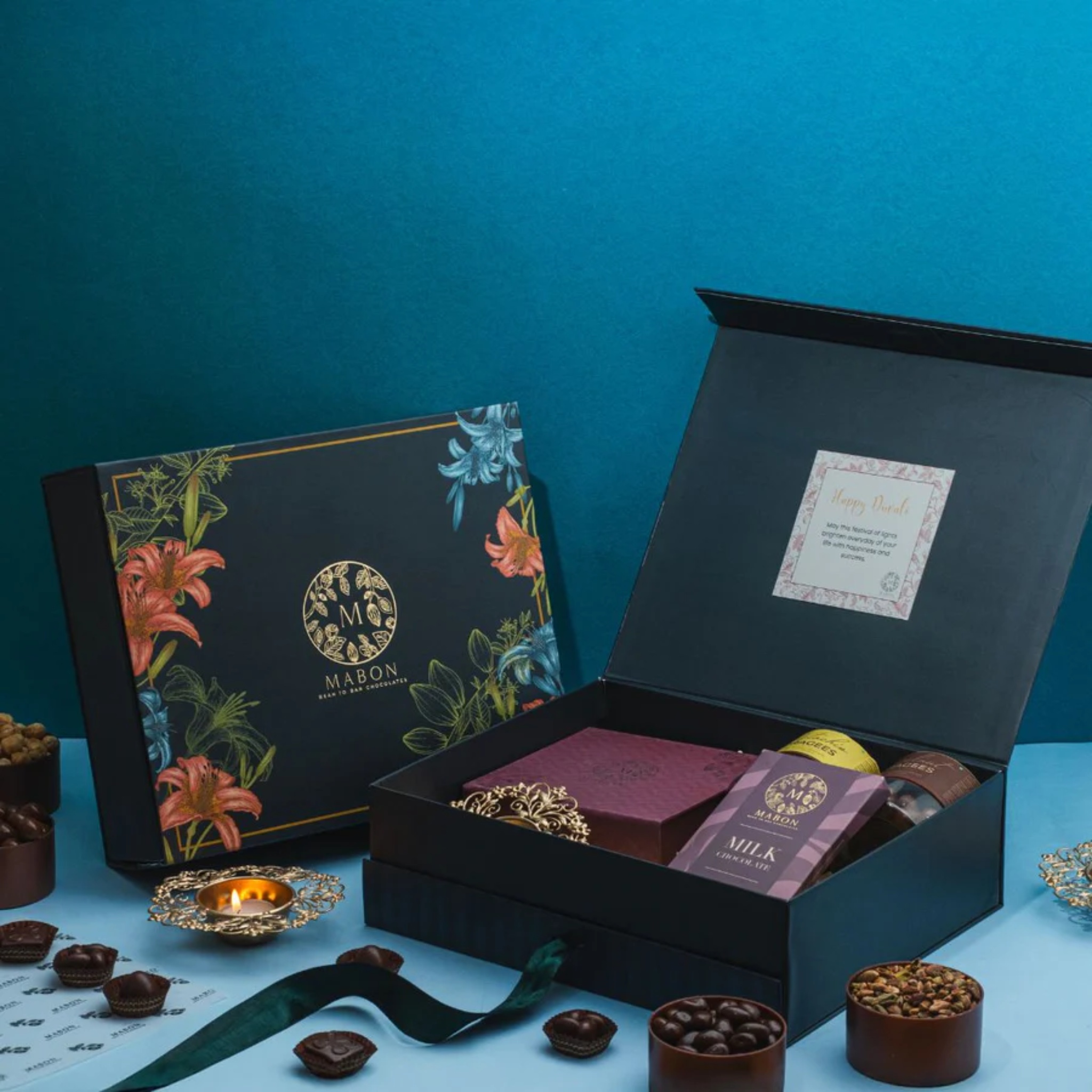 The Celebration Hamper by Mabon Chocolates | Tooffi