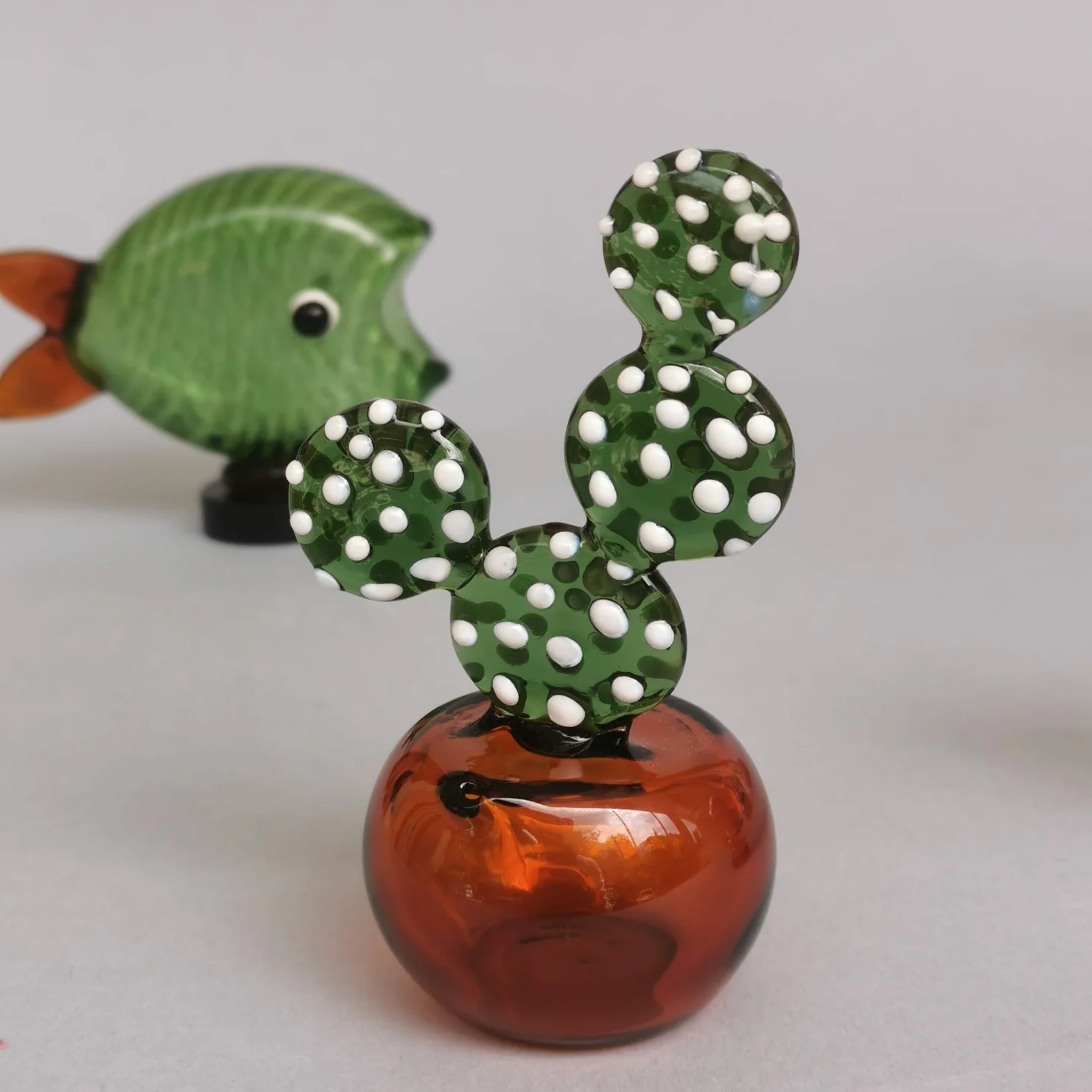 Murano Glass Style Decoration- Spiny Beauty by RUSTIC HORSE GLASS STUDIO | Tooffi