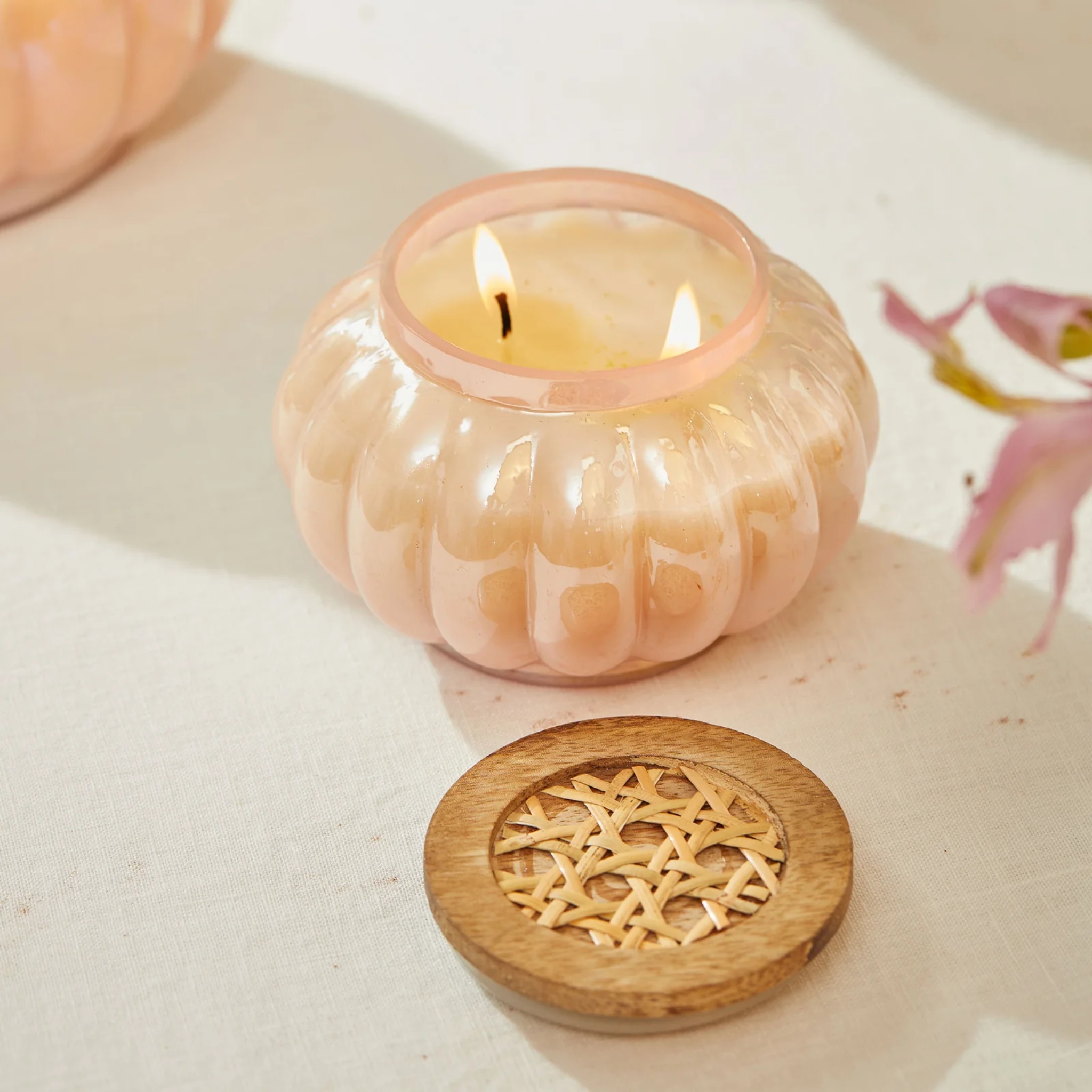 Pink Boho Lid - Lustre Jars by Endora Scented Candles | Tooffi