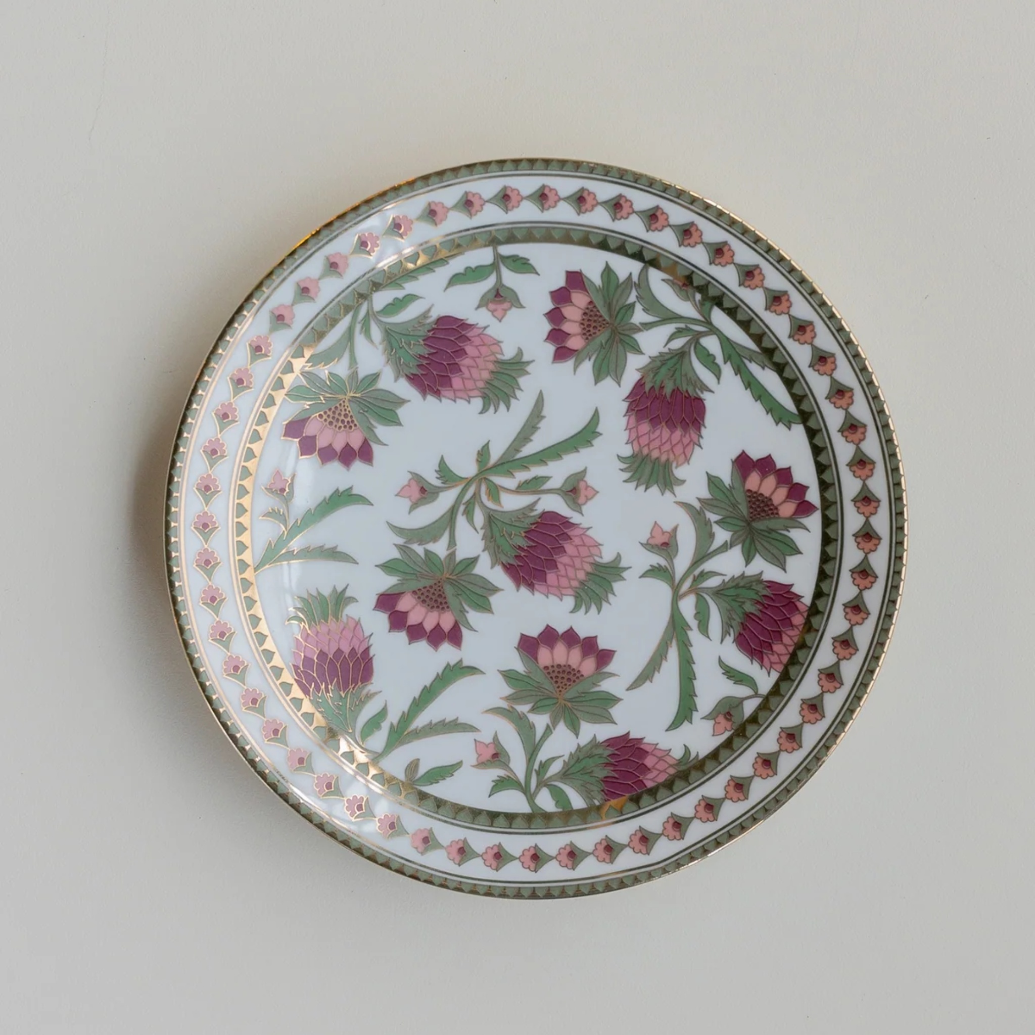 Bagh Quarter Plate (Set Of 6) by nira's ceramics | Tooffi