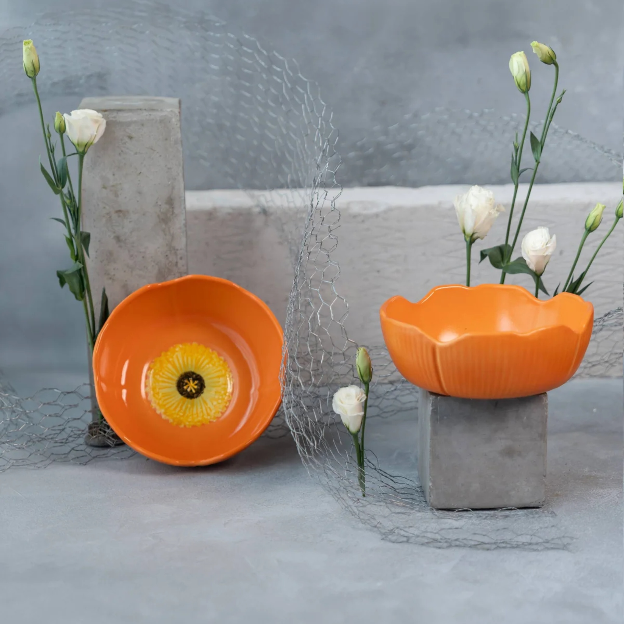 poppy serving bowl by nira's ceramics | Tooffi