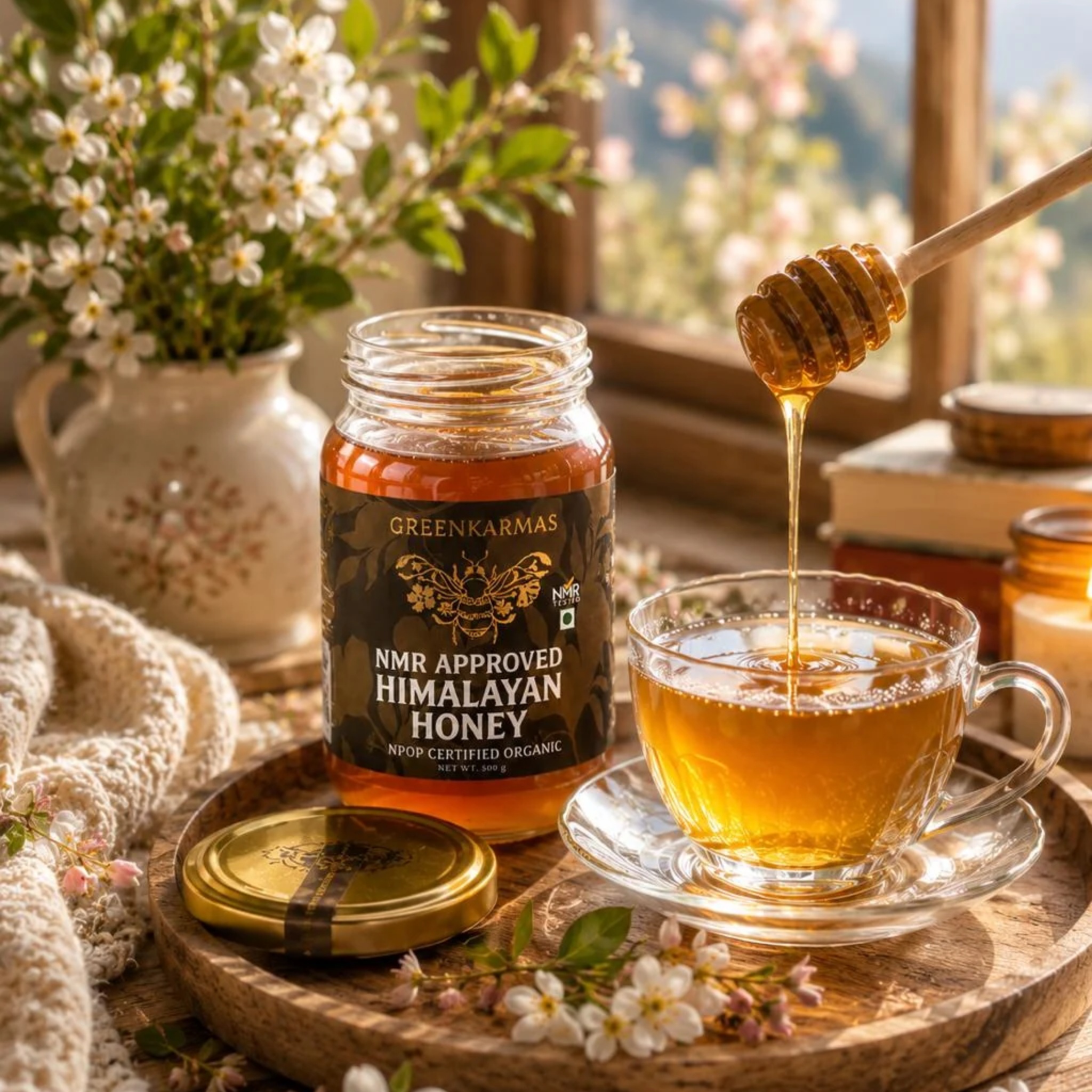 GreenKarmas Green and Gold - Honey Hamper by GreenKarmas | Tooffi